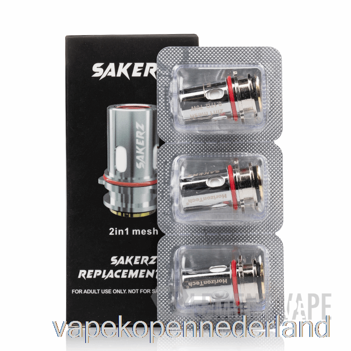 Vape Nederland Horizon Sakerz Vervangende Spoelen 0.17ohm 2-in-1 Mesh-spoelen